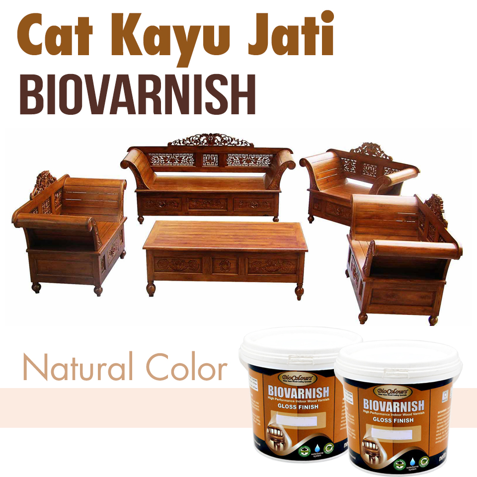 Pabrik Cat Dasar Kayu Aman Biovarnish Berkualitas Untuk Warna Kayu