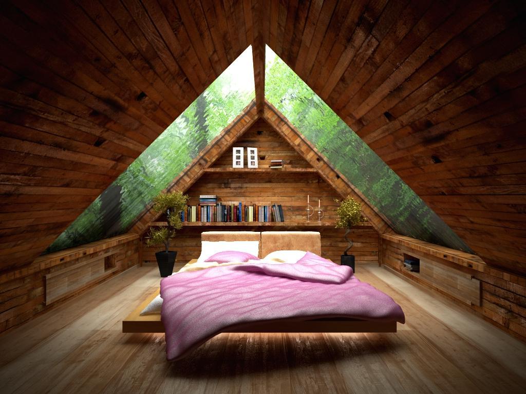 Dekorasi Loft Cozy Dengan Furniture Natural Kayu Bikin Ruangan Nyaman