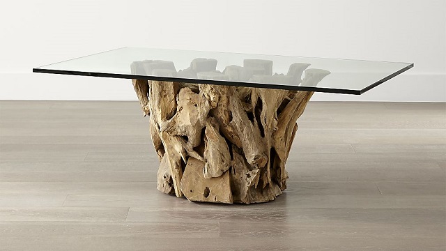 Mengatur Coffee Table Driftwood Agar Menarik dan Ruanganpun Elegan